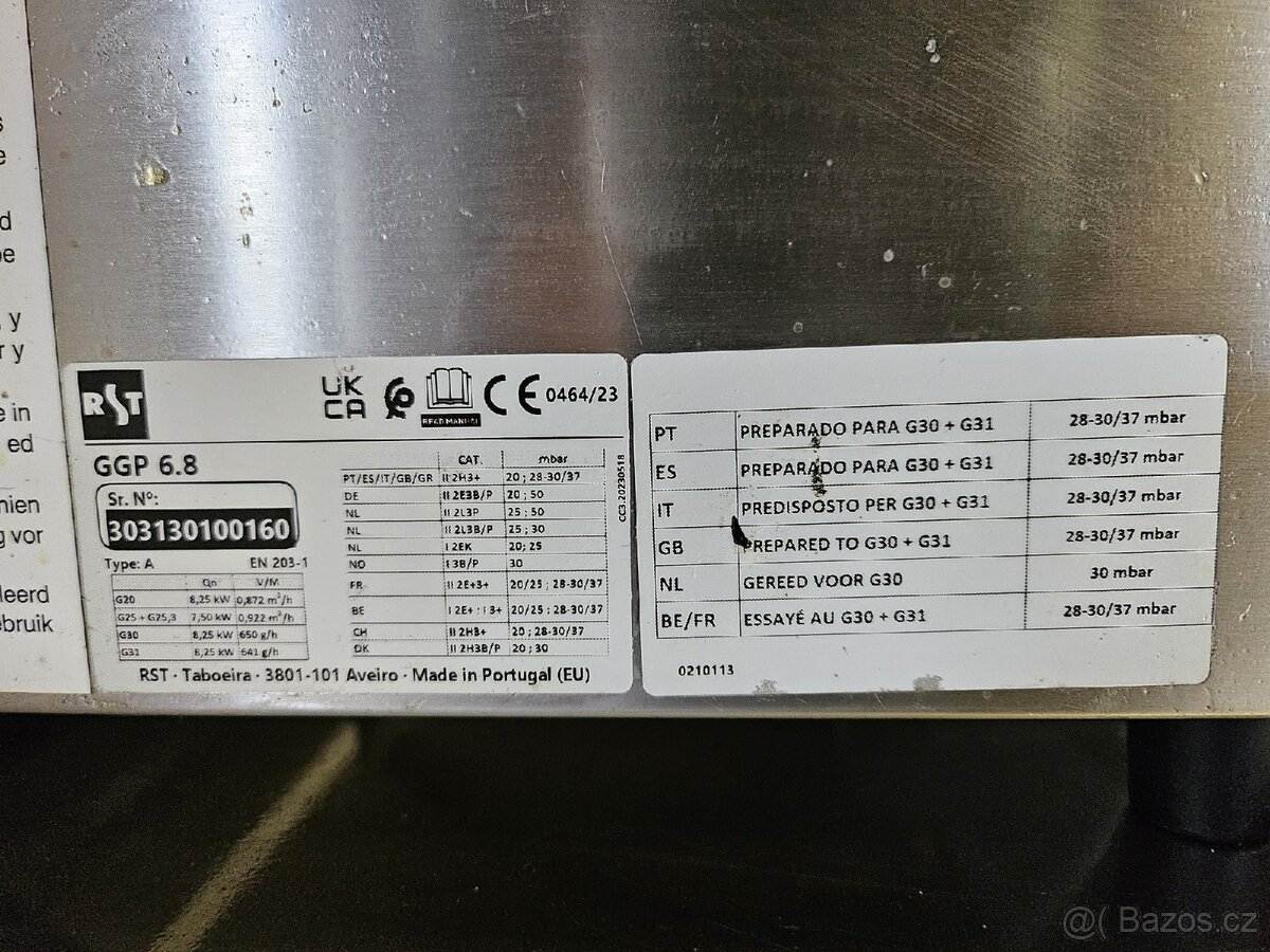 Plynová grilovací deska - 5