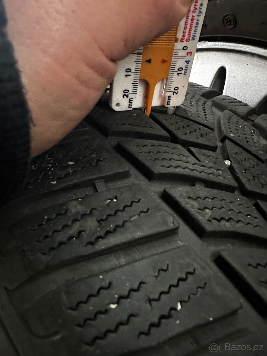 5x108 R16 6,5J ET50 + 215/60 R16 Dunlop zimné - 5