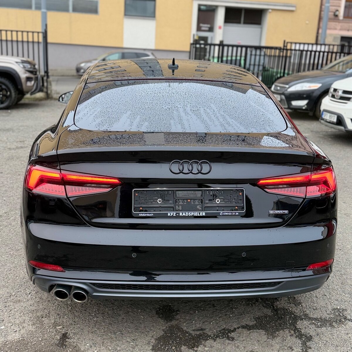 Audi A5, 3.0TDI-S-LINE,QUATTRO,SERV.KN Ojeté, 6/2017, 217 0 - 5