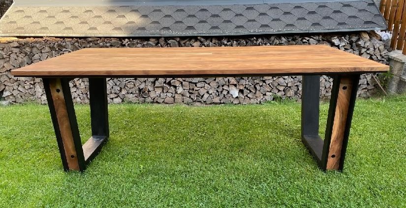 Masivní nerozkládací stůl - Makalu 200 cm - 5