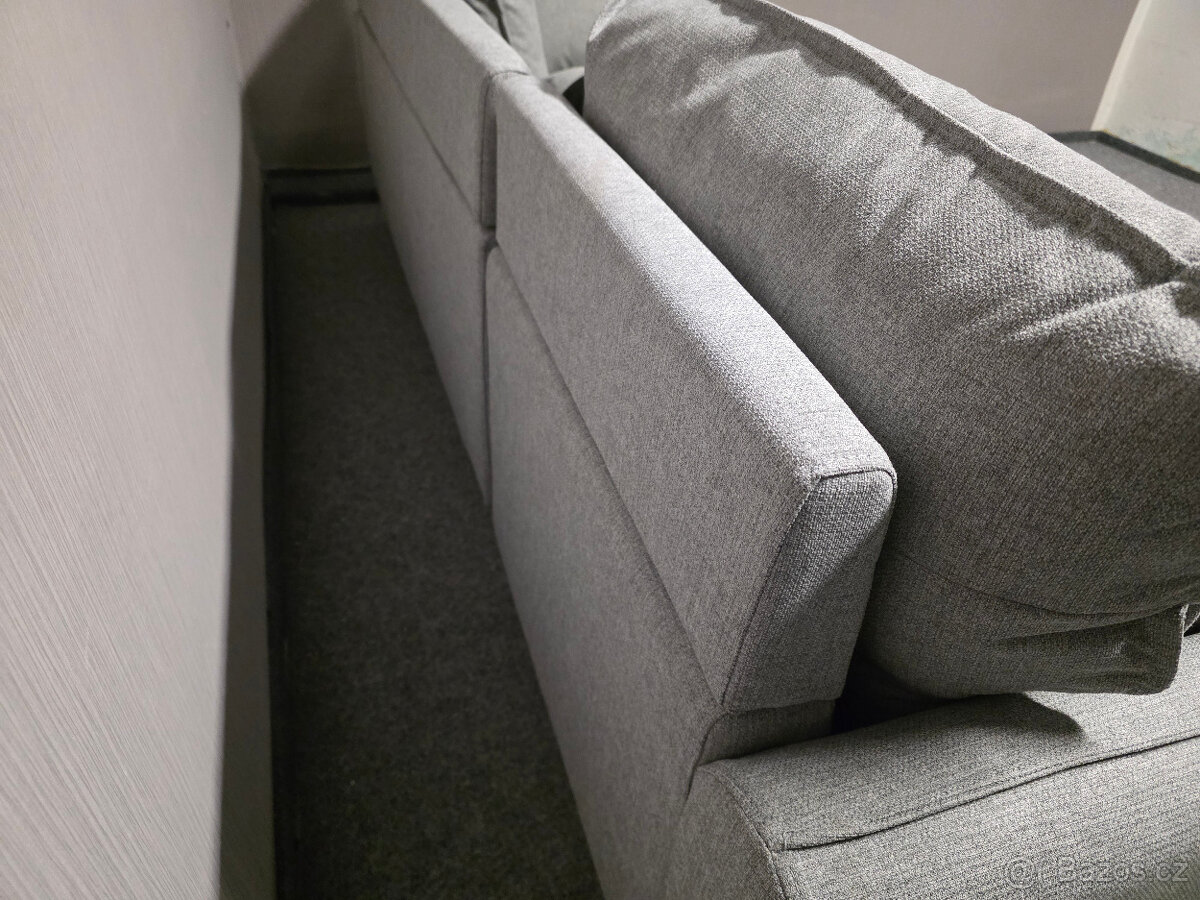 Nová malá rohová sedačka ASOLITA světle šedá - 5