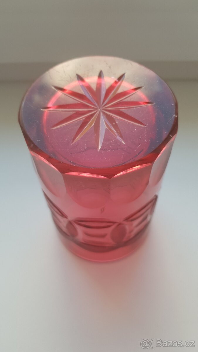 starožitná sklenice - Biedermeier - 5