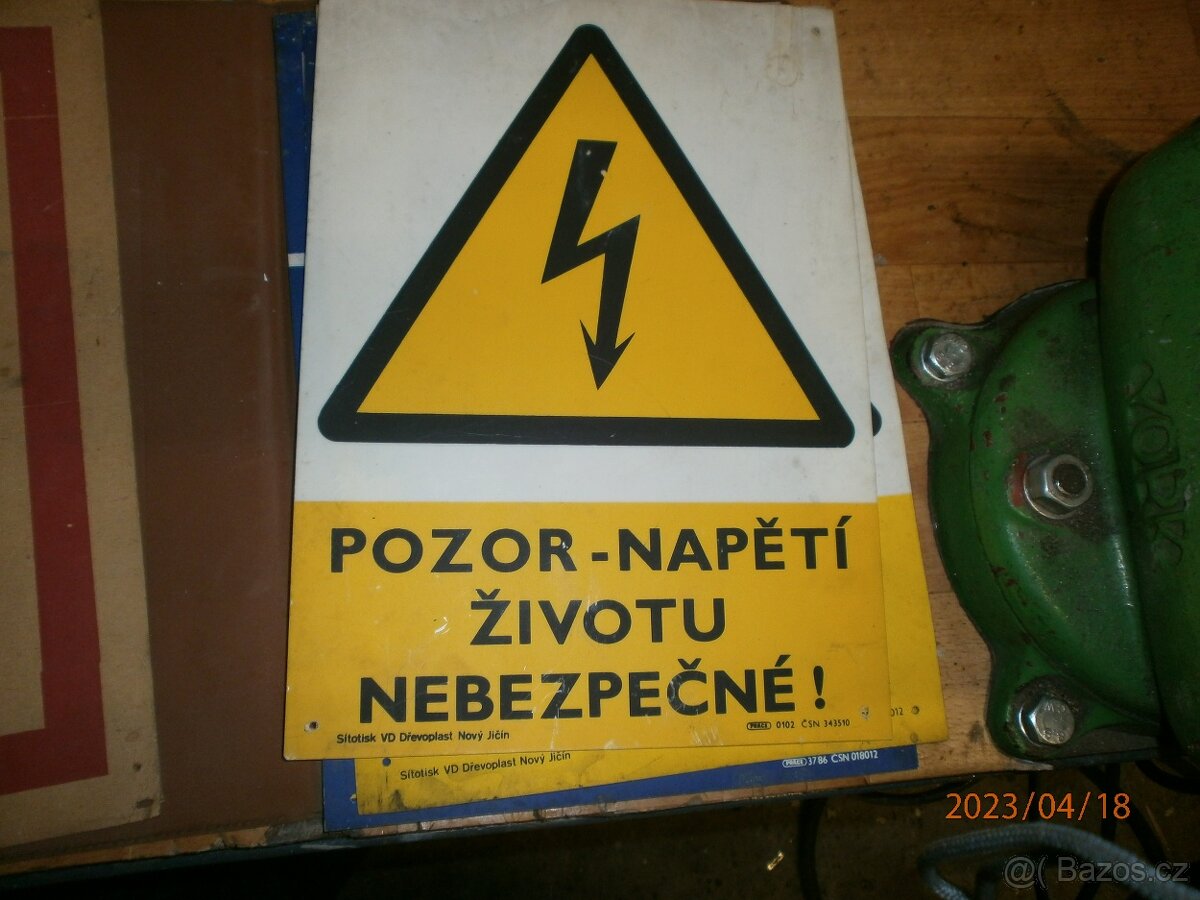 vystražné cedule - 5