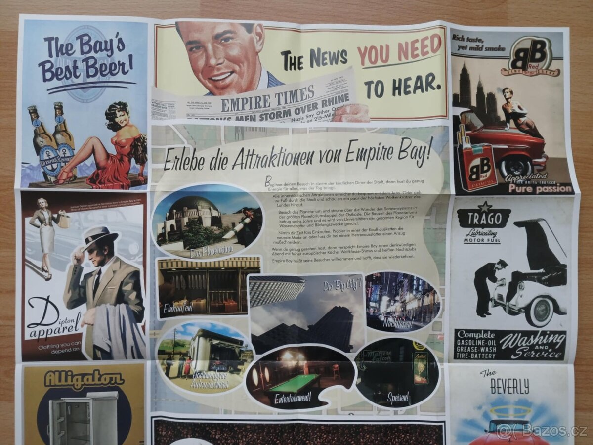 Mafia II plakát - mapa - 5