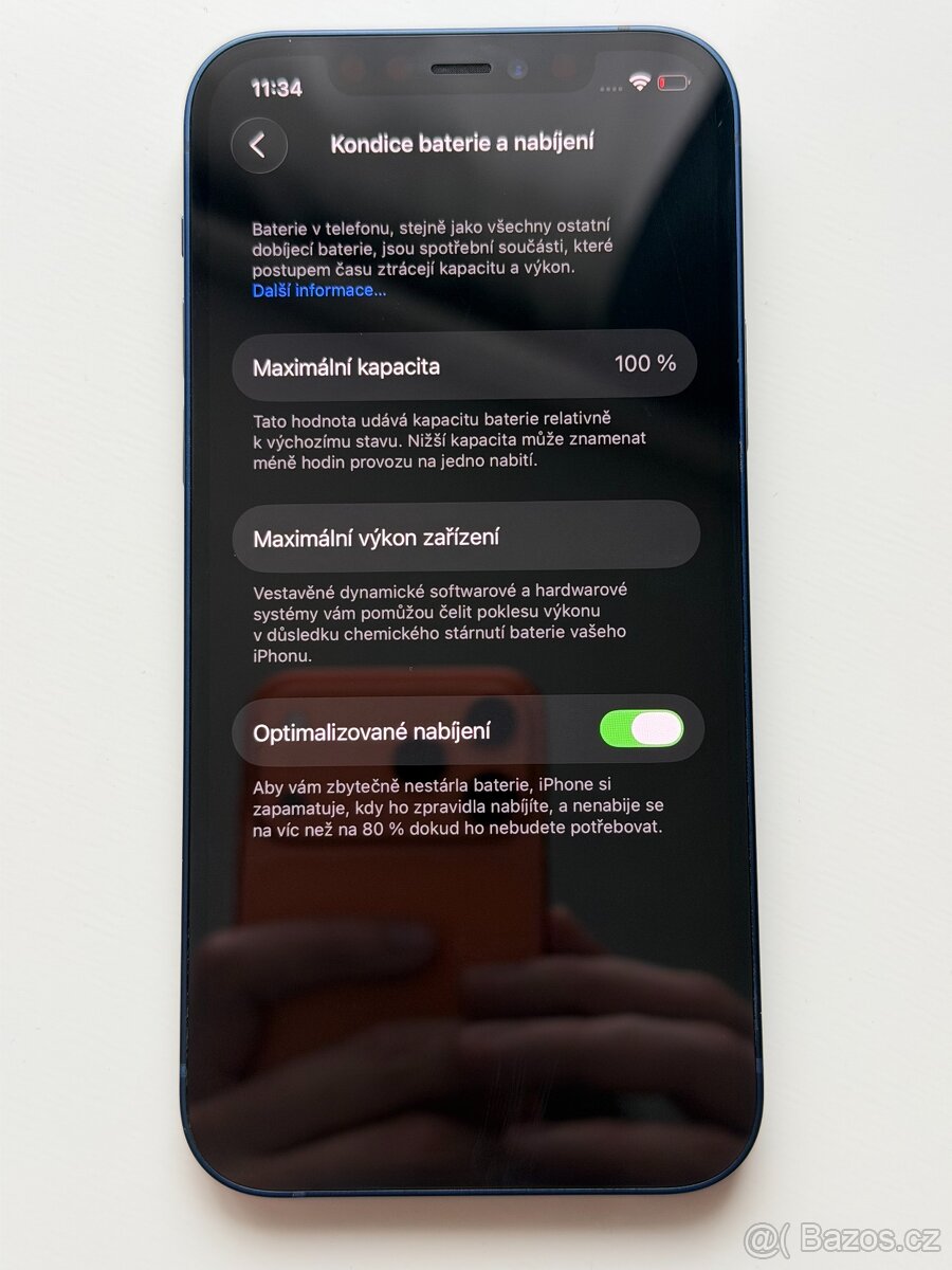 iPhone 12 64GB Modrý, Baterie 100% - 5