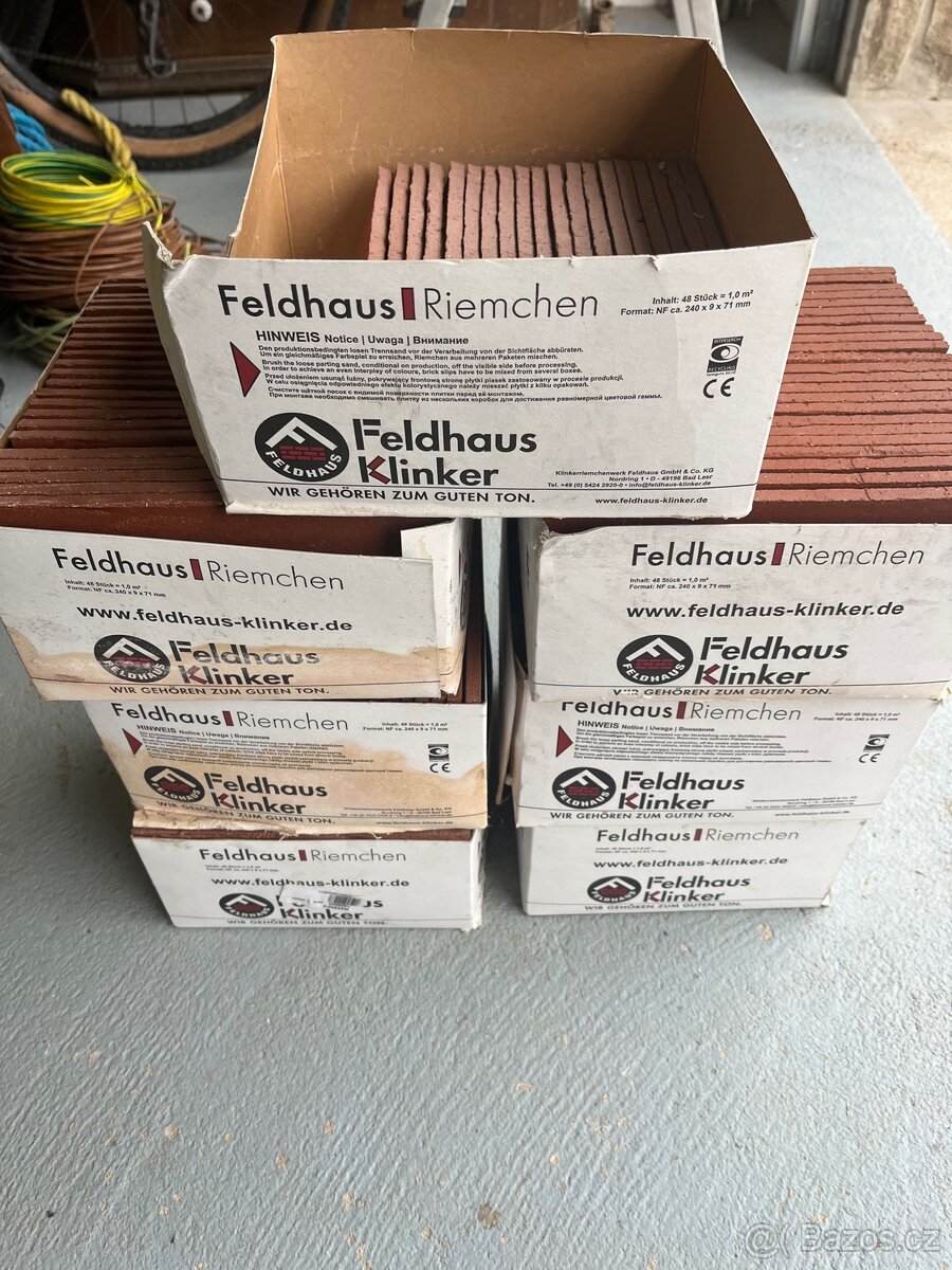 Klínker pásky Feldhaus Klinker 240x9x71mm NOVÉ - 5