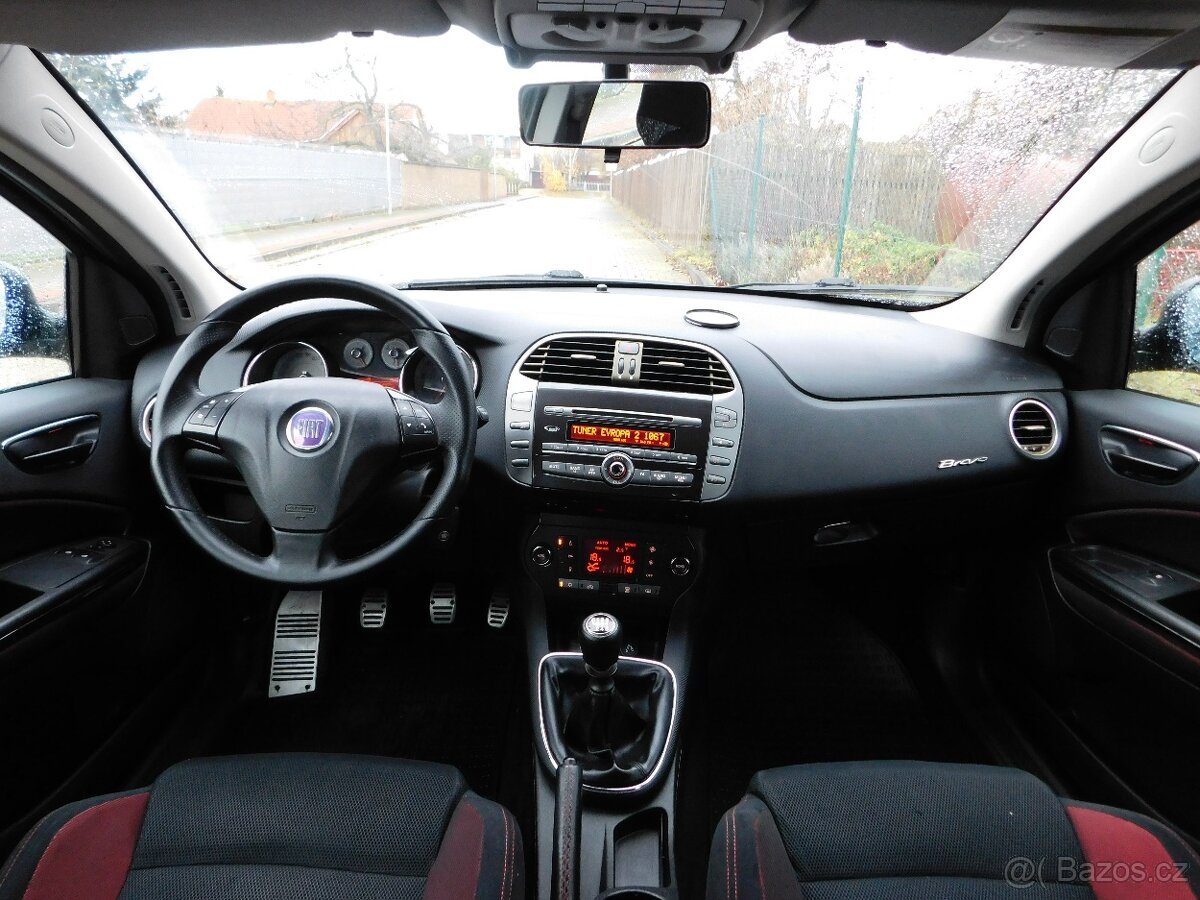 Fiat Bravo 1.4 T-JET,,výkon 110 Kw,BEZ KOROZE,Pěkný - 5
