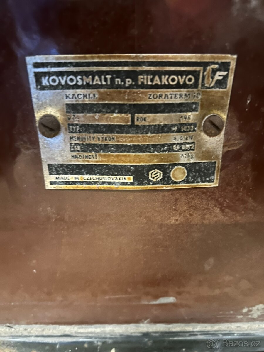 Prodám kamna Petry - 5