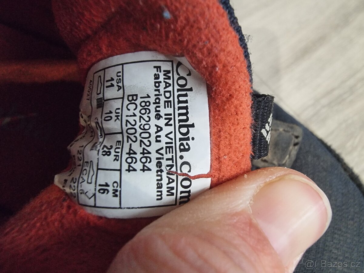 Dětské trekové boty Columbia vel. 28 - 5