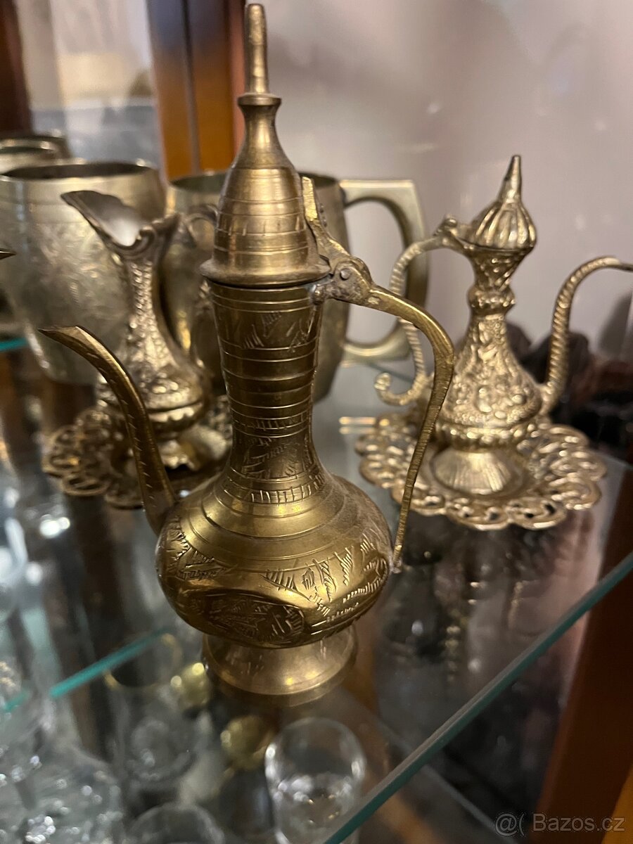 Set váza hrnek mosaz - 5