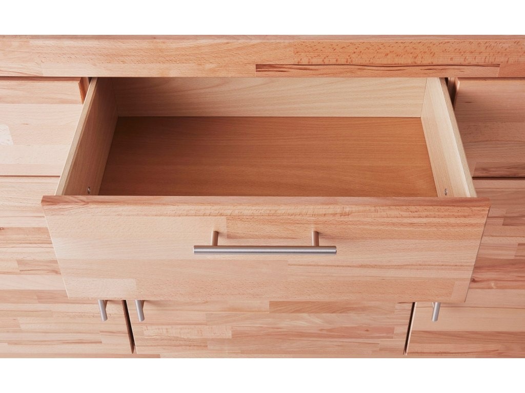 Komoda Stefi - Jádrový buk masiv Germany - 5