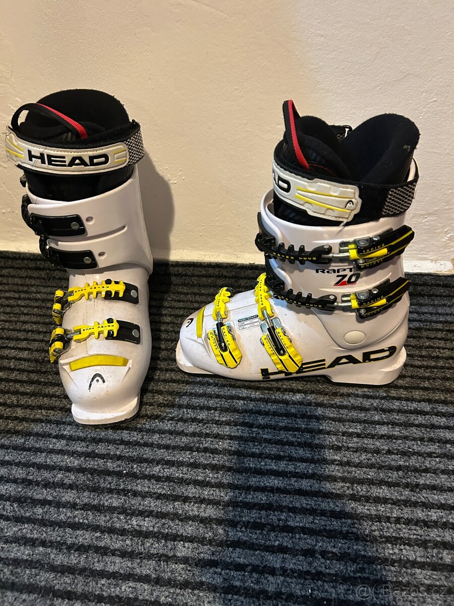 Dětské lyže 130 cm a lyžařské boty - 5
