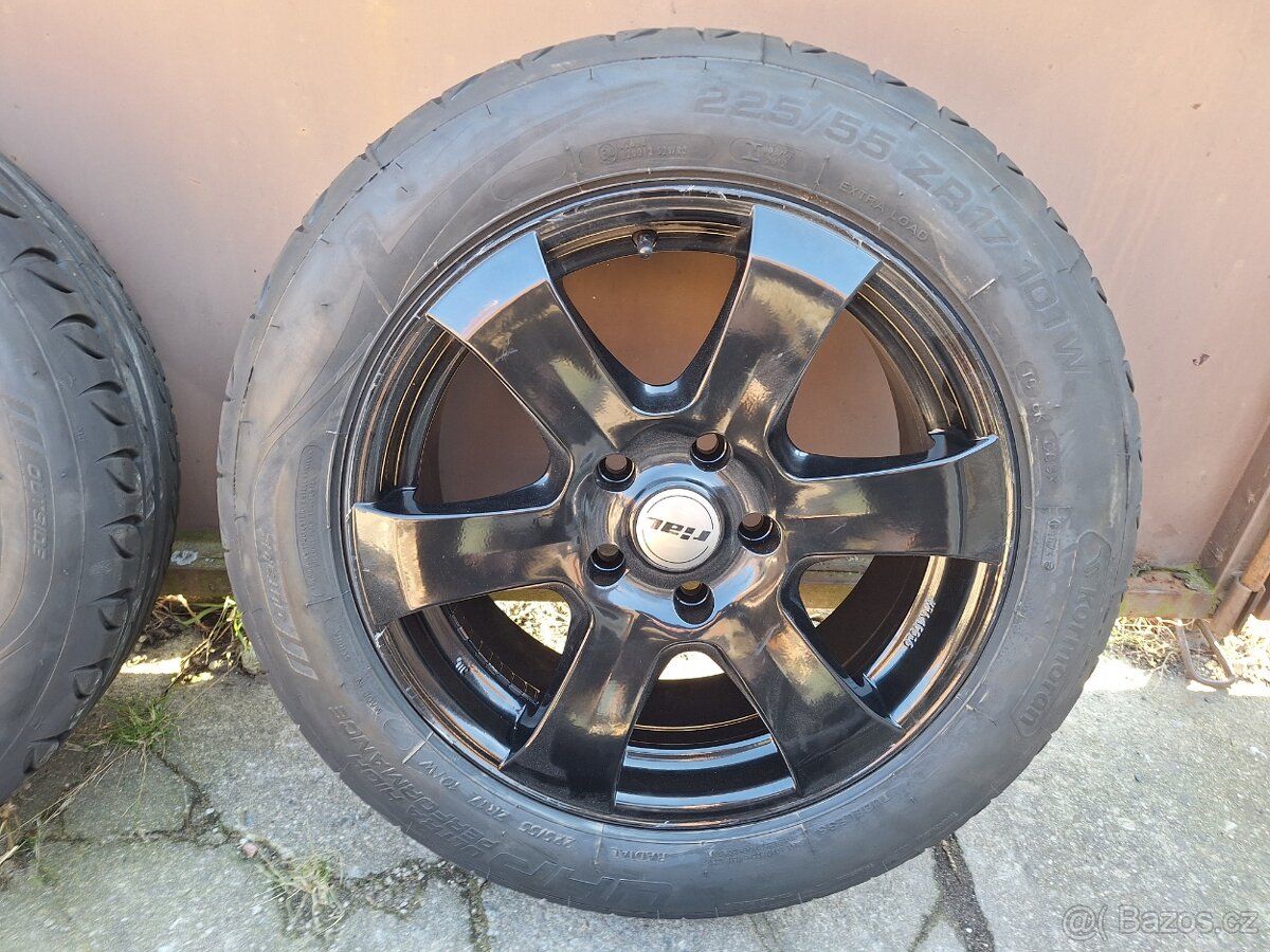 Nová alu kola Rial 17" 7,5J 5x120 ET 45 střed 67,1 - 5