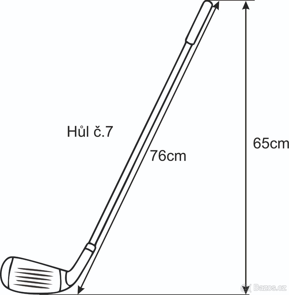 Golfový dětský set Medium , pravý, 7-9 let - 5