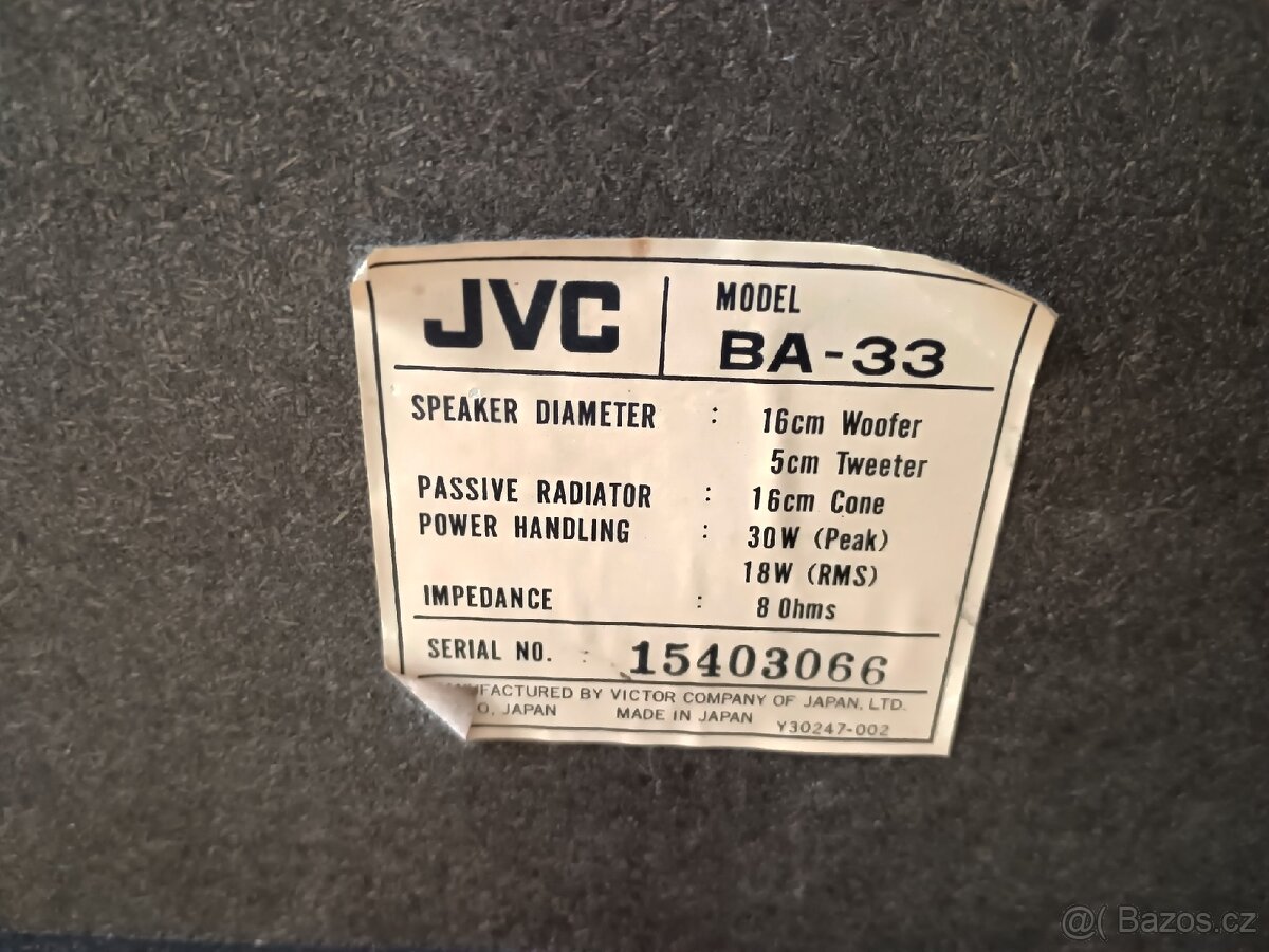 Reproduktory JVC - 5