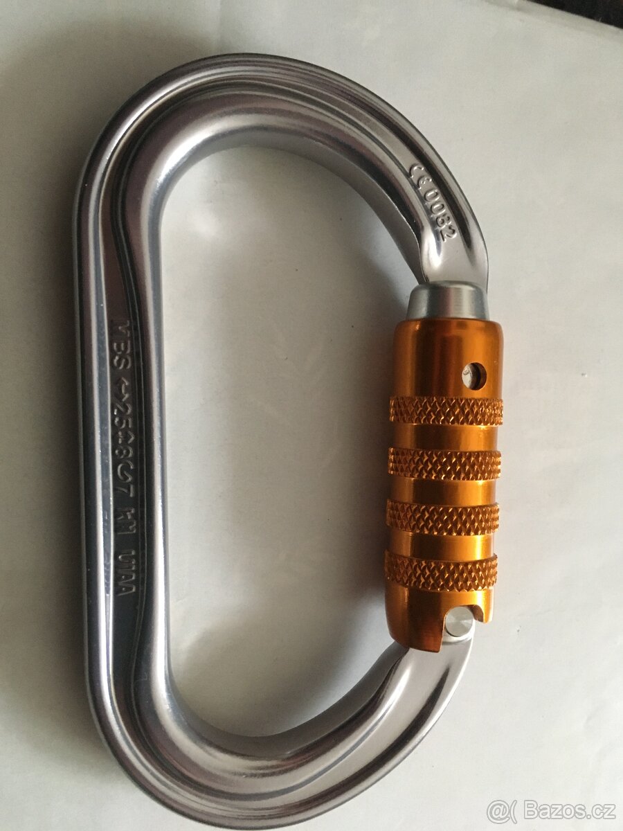 Karabína karabínka Petzl OK - triact lock, nová - 5