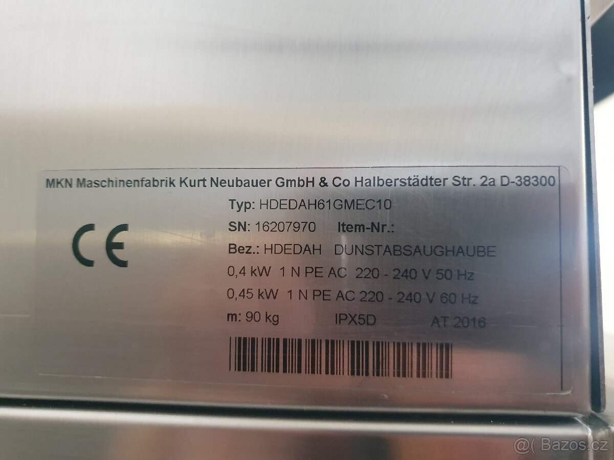 Konvektomat MKN 6GN s digestoří - 5