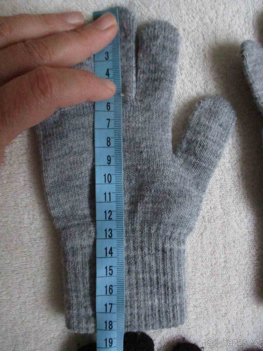 Dětské úpletové rukavice H&M set 3ks 8-14 let - 5