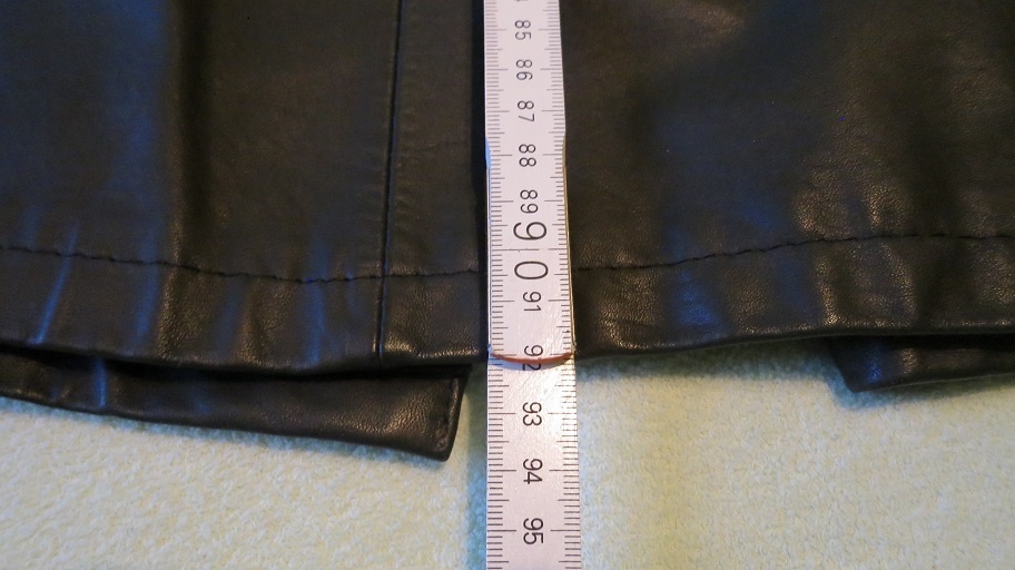 Kožený dámský kabát vel.L - 5