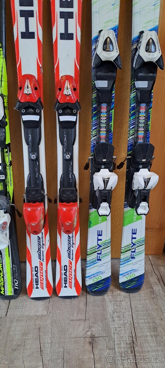 Dětské lyže 100,110,120,130, lyžáky - 5