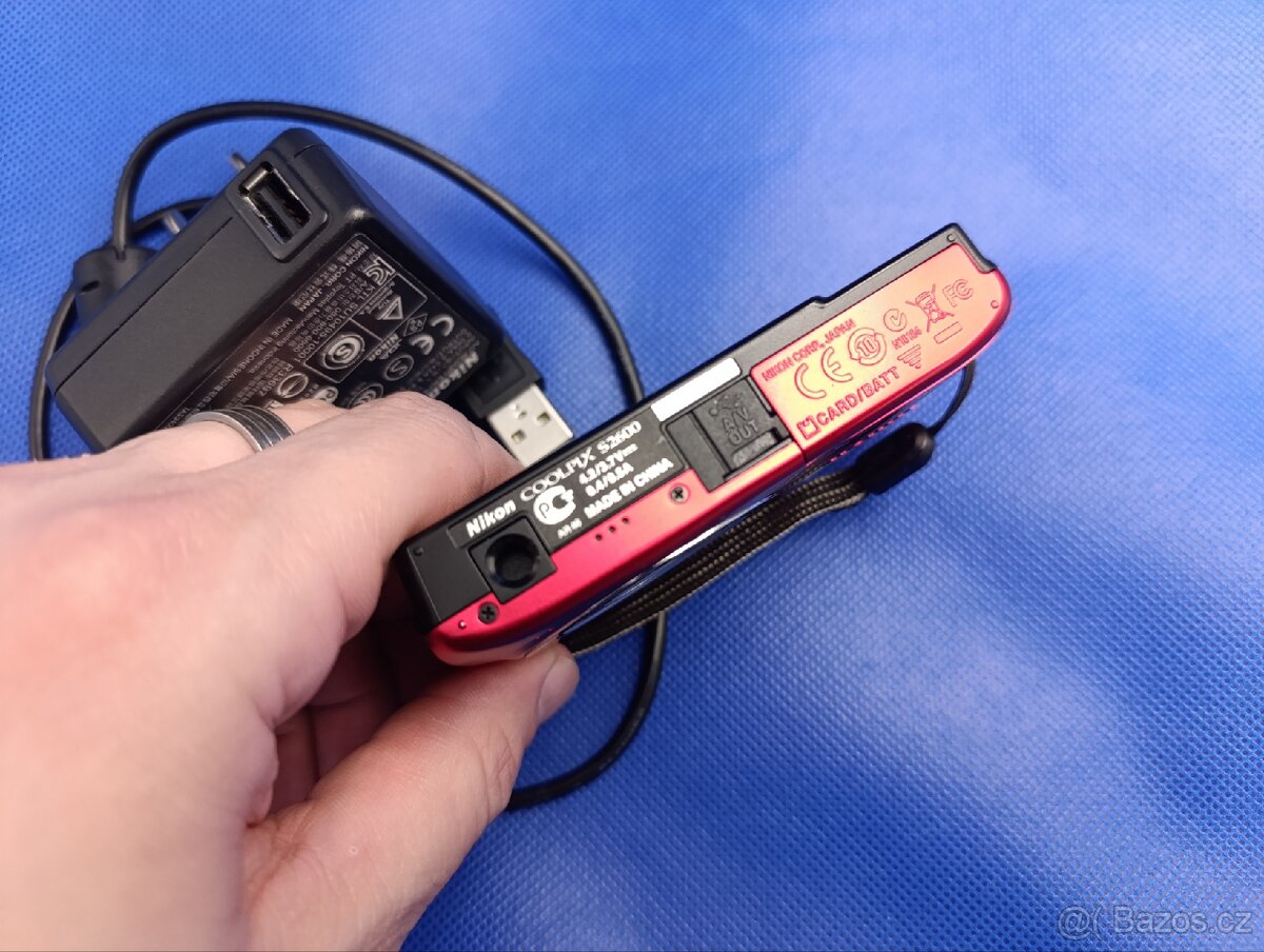 Fotoaparát Nikon Coolpix S2600 Red - 5