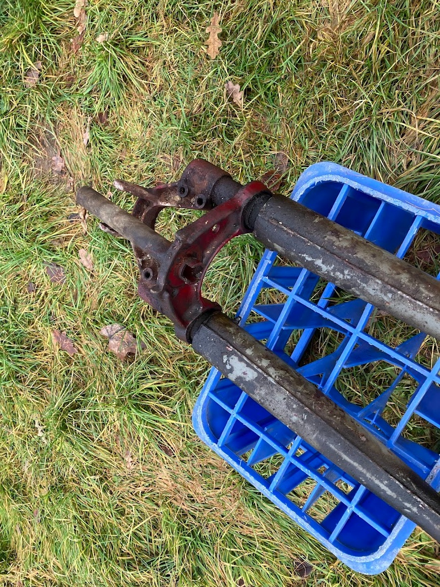 jawa pérák, ogar 350 přední vidlice - 5