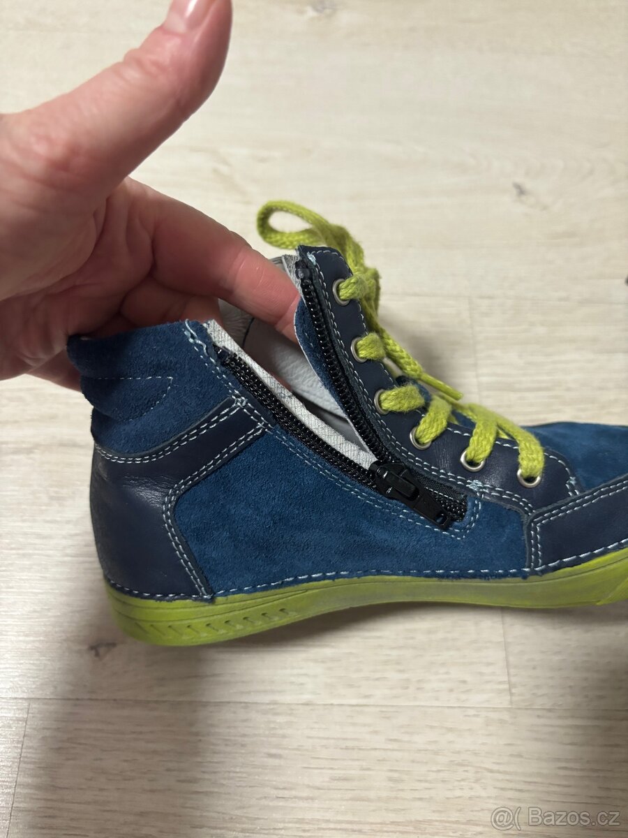 Celoroční kožené boty D.D.Step vel.33 - 5