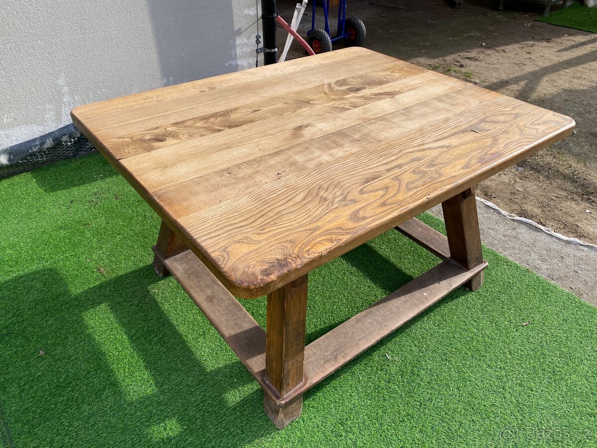 Masivní stůl jasan - 5