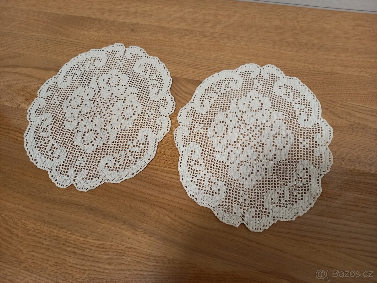 staré ručně háčkované dečky - 5