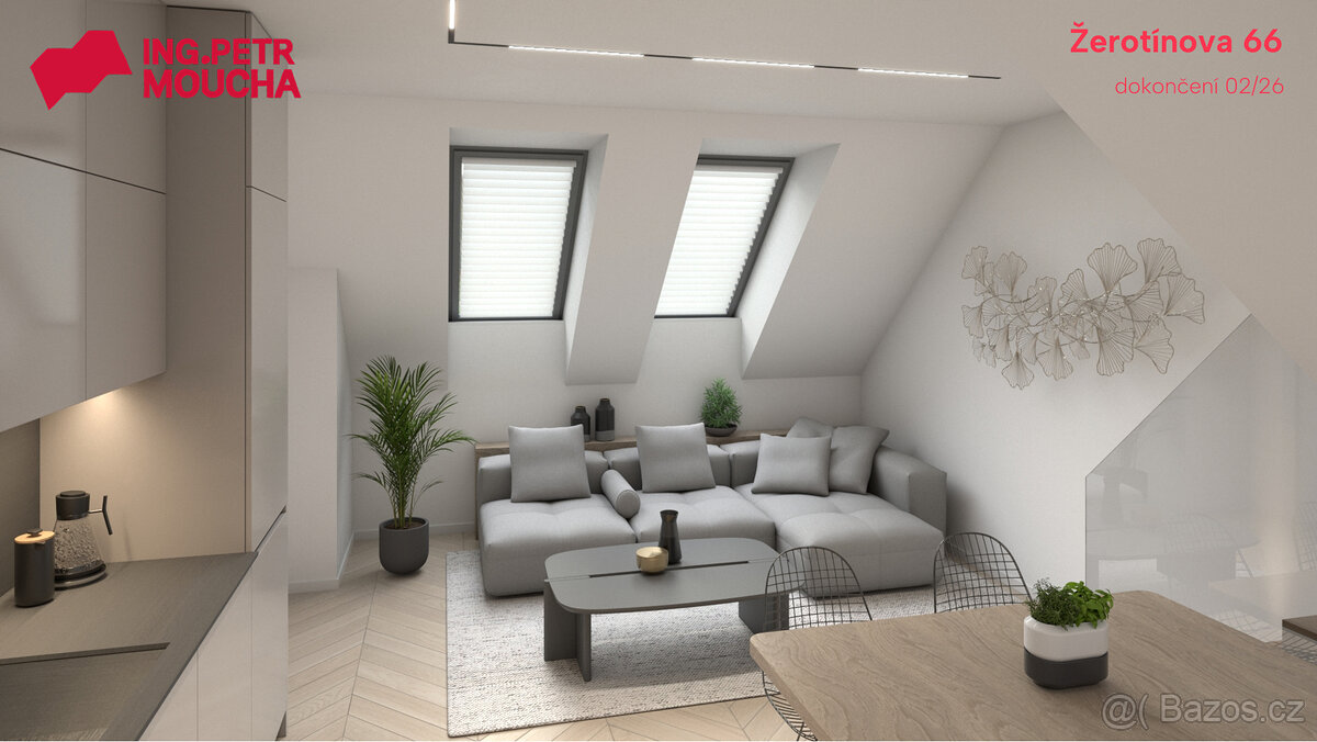 Prodej bytu 3+kk 72,8 m² Žerotínova, Praha - Žižkov - 5