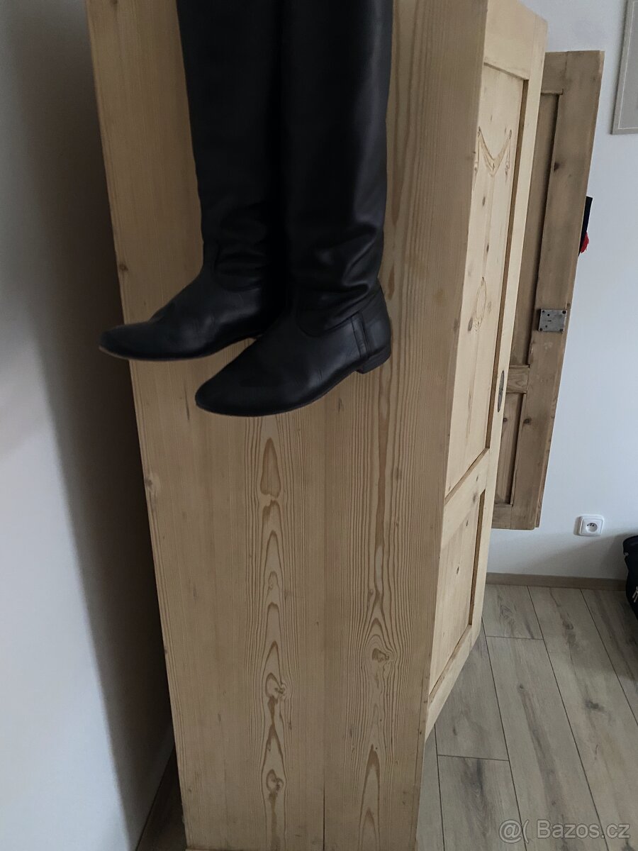 Secesní skříň smrk - 5