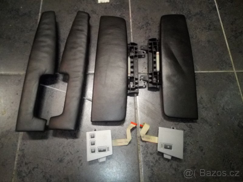 bmw e65 motorky sedaček, airbagy, moduly, čalounění, pásy - 5