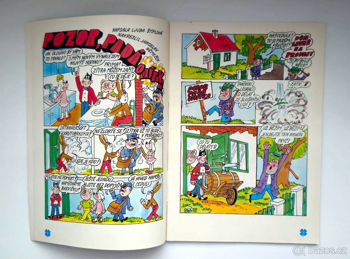 Čtyřlístek č. 99 - Pozor, padá omítka - Original - 5