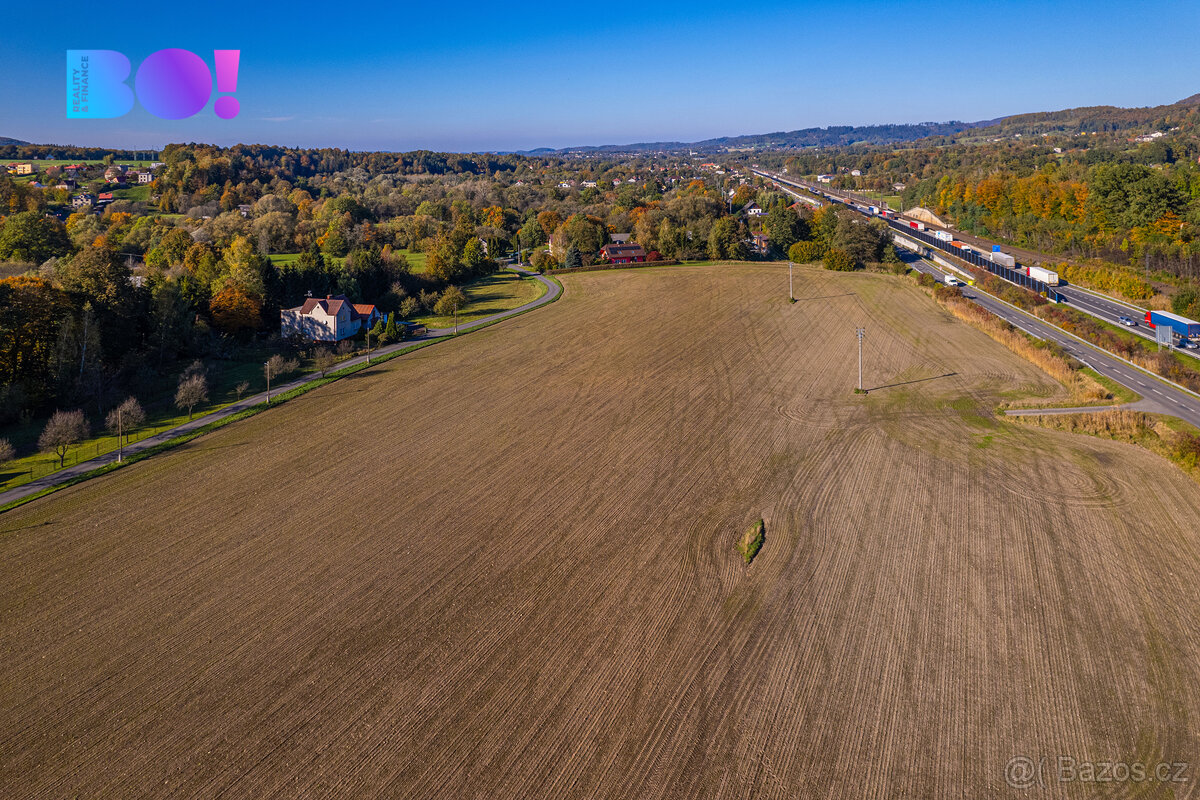 Prodej komerčního pozemku 4380 m², Návsí - 5
