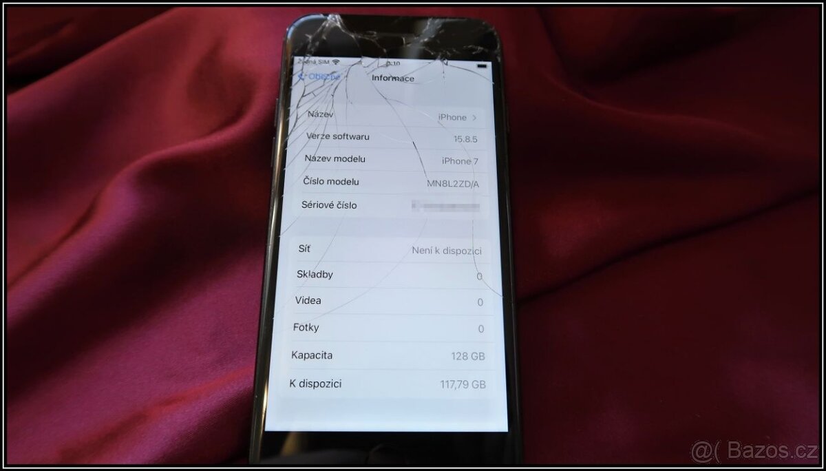 Telefon Apple iPhone 7 128GB MN8L2ZD/A – prasklé sklo - 5