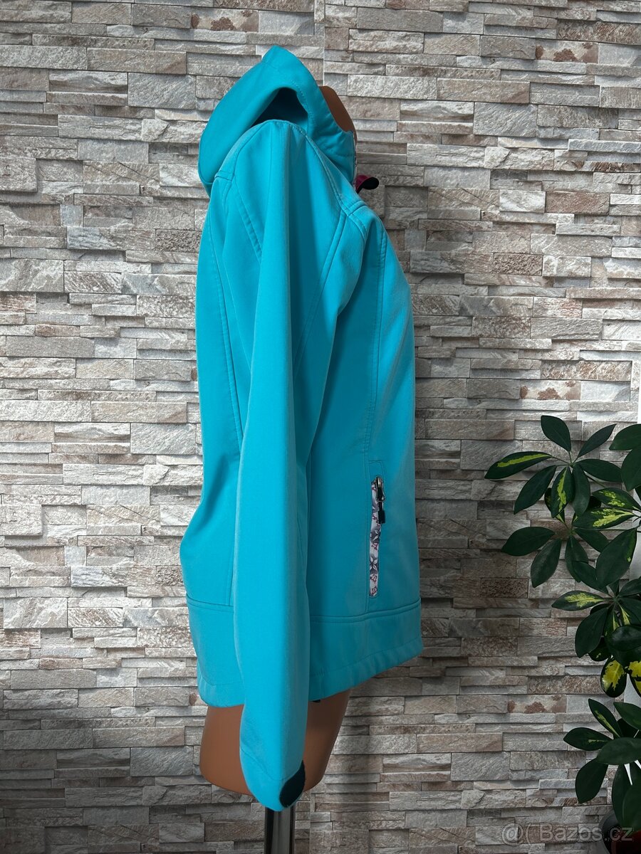 Světle modrá softshellová bunda CXS vel.M - 5