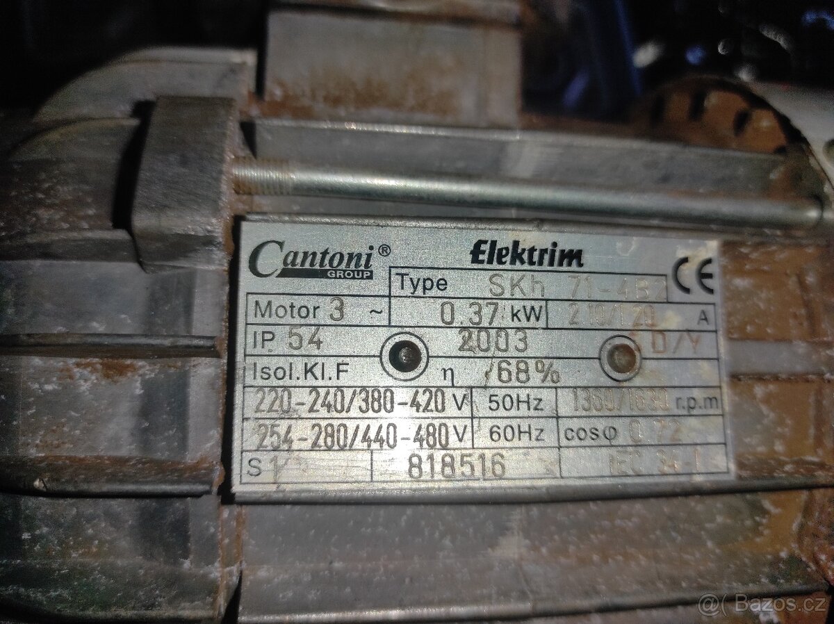 Elektromotor s převodovkou - 5