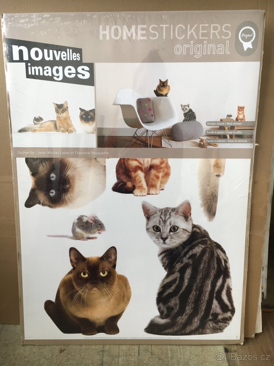 Nouvelles Images Samolepicí dekorace Zvířata - 5