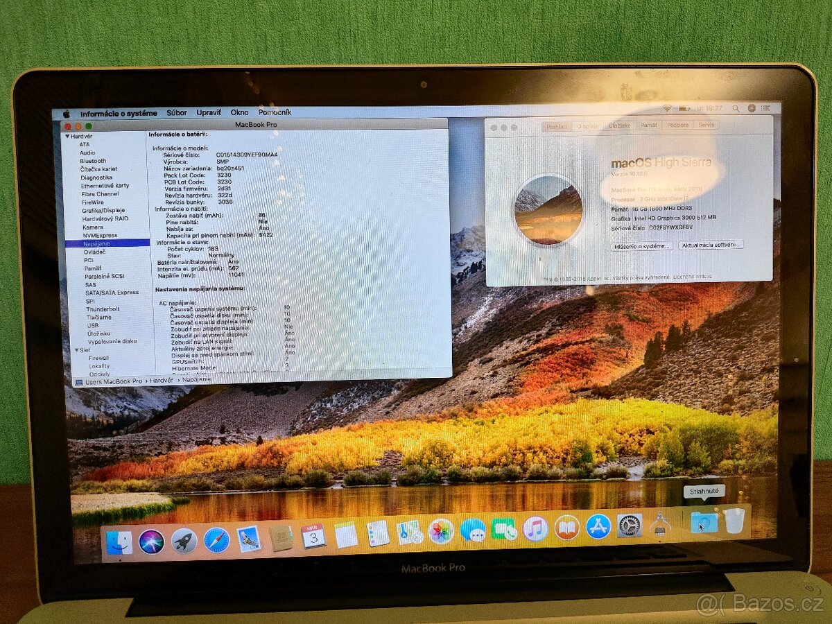 MacBook Pro 15 2011 | i7 • 16GB • 256GB SSD - 5