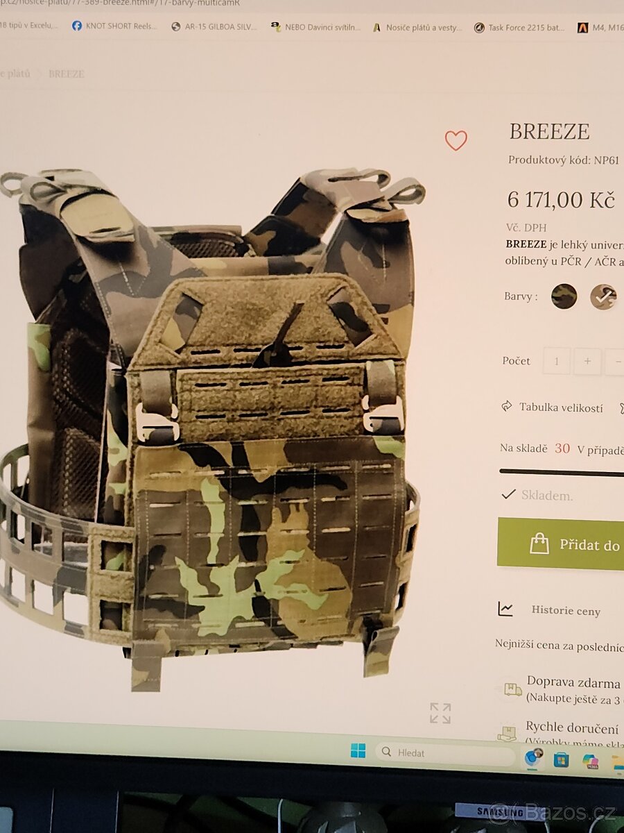 argun nosič plátů balistická vesta neprůstřelná taktická - 5