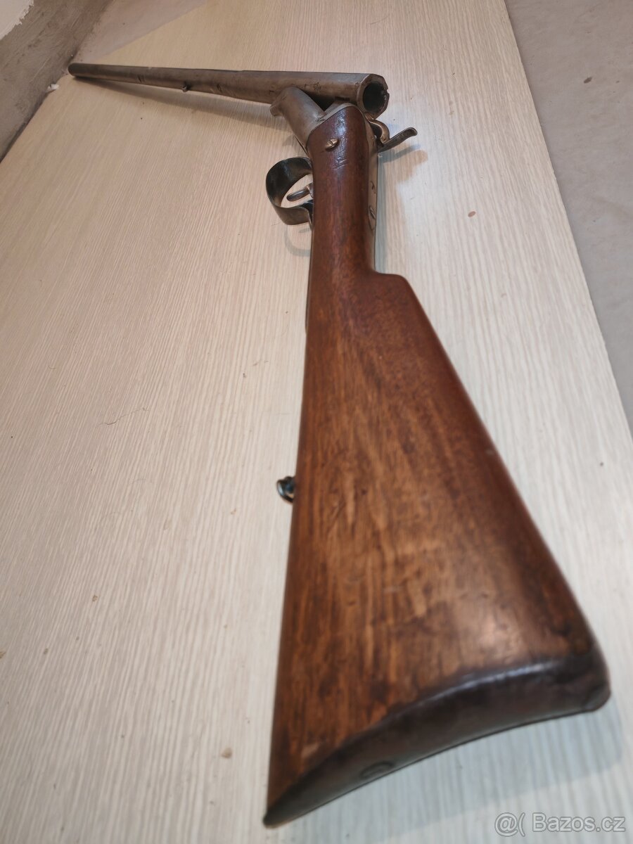 Historická jednohlavňová brokovnice - 5