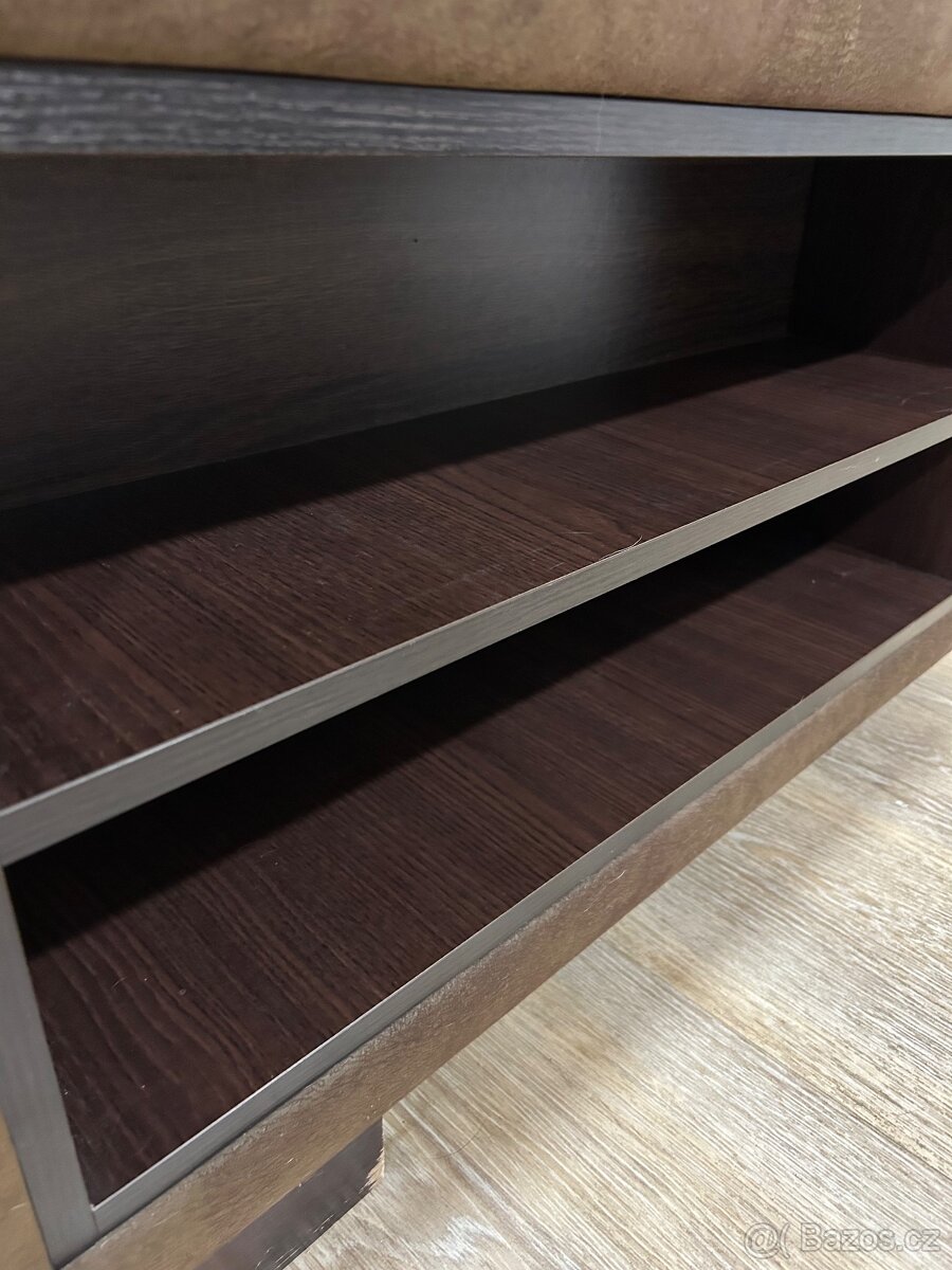 Hnědá pohovka rozkládací - 5