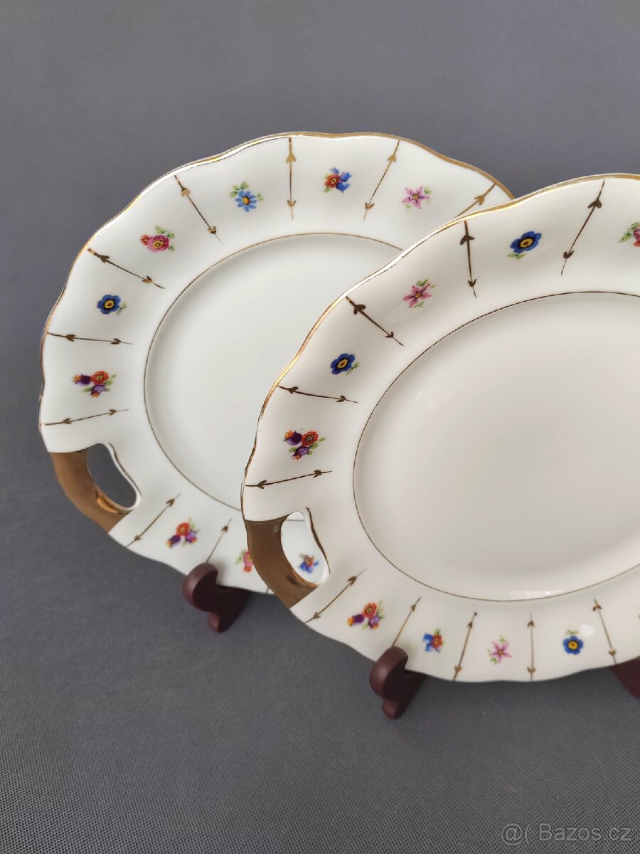 Porcelánový servírovací talíř Koenigszelt Silesia (1920-30) - 5