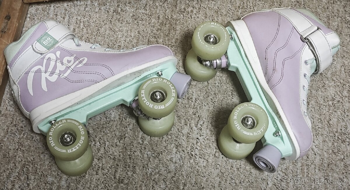 Rio roller- milkshake Mint berry- trekové brusle - 5