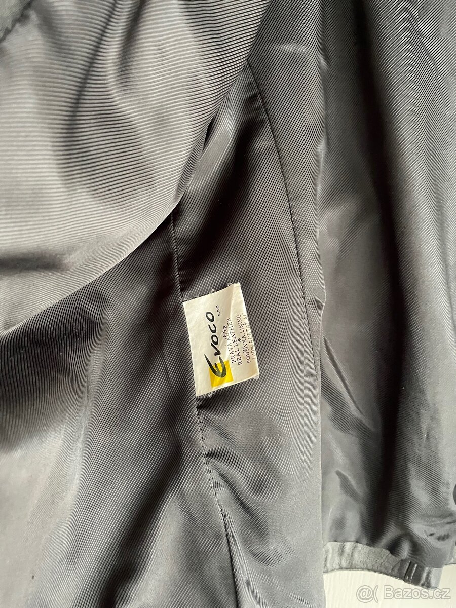 dámská černá kožená bunda vel. 40 - 5