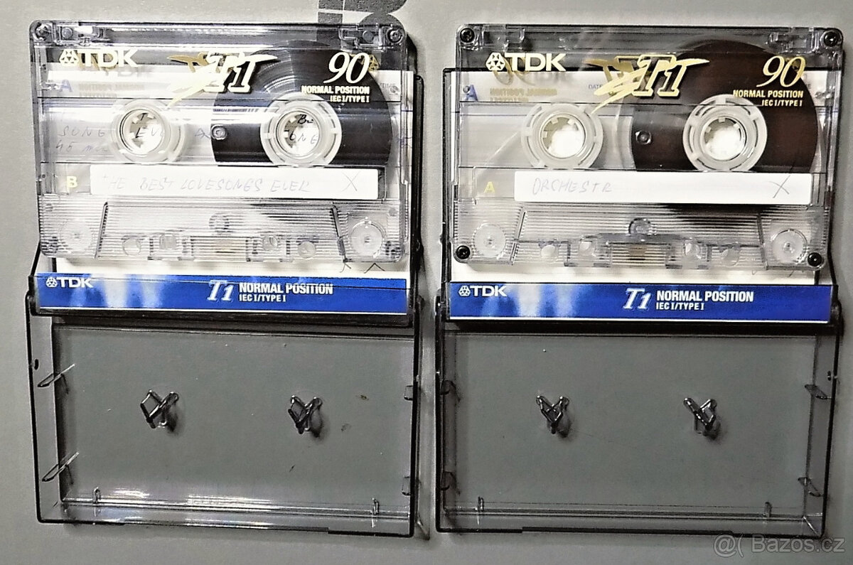 Prodám prázdné kazety MC, 4 x TDK 90 - 5