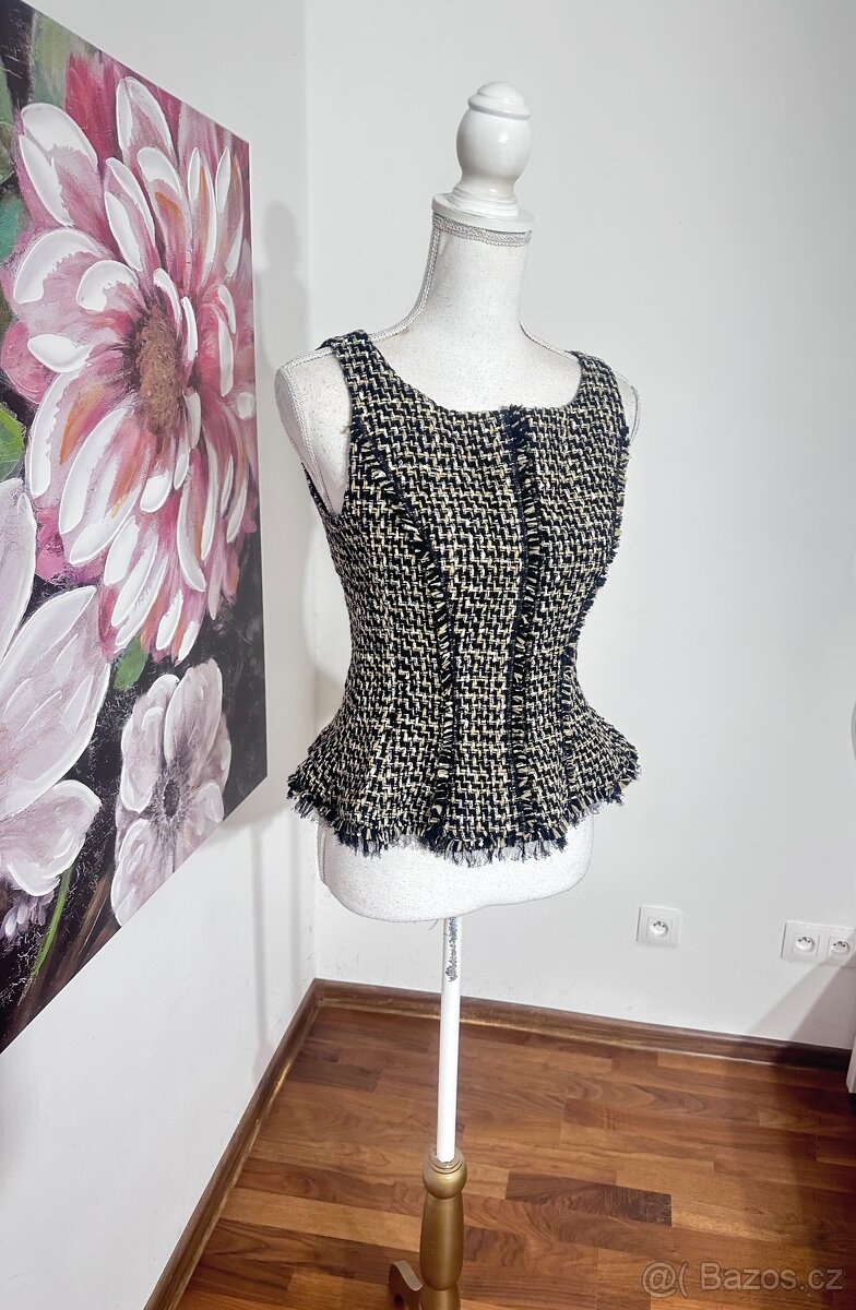 Tvídová vesta Marc Cain - 5