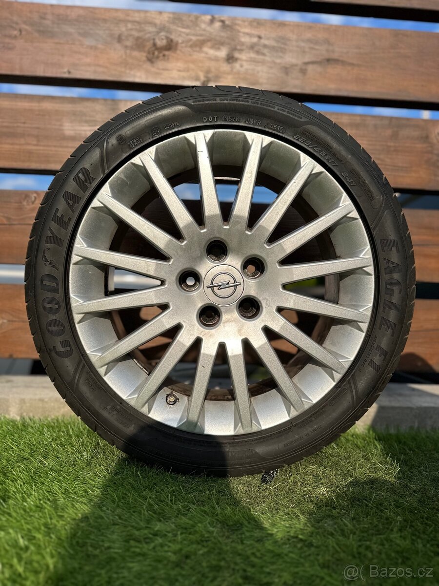 Alu kola 5x110 r17 s letním pneu (Astra) - 5
