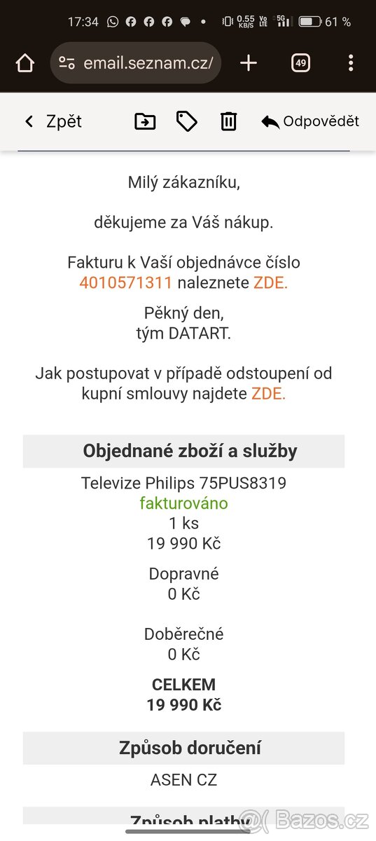 Philips 75PUS8319 189cm rok záruka - 5