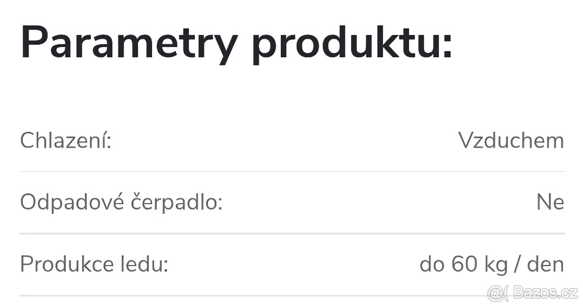 Brema výrobník ledu - 5